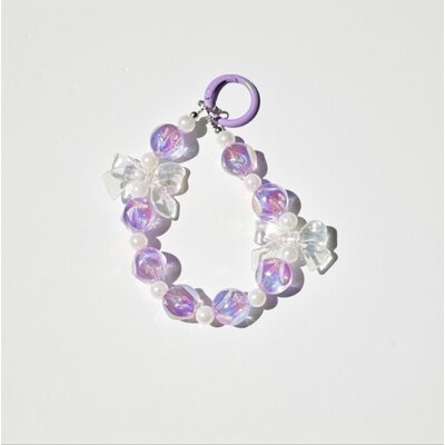 Chaîne de téléphone - Bubble violet