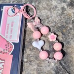 Accesoire pour sac - sweet rose