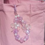 chaine de telephone - bubbles violet