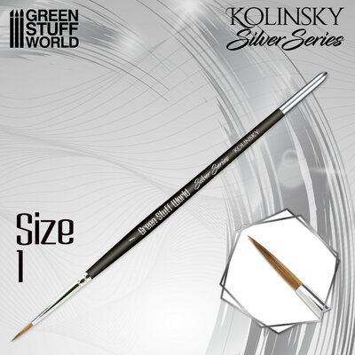 SILVER SERIES Pinceau Kolinsky