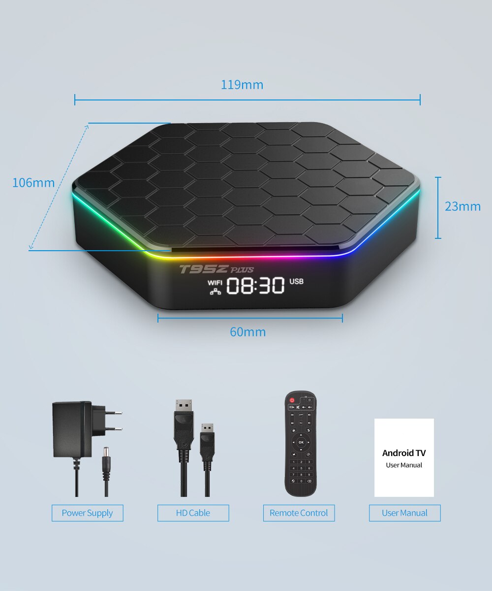 Smart-TV-Android-12-0-double-bande-wi-fi-6-Allwinner-H618-Quadcore-Cortex-A53-2