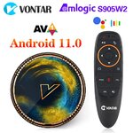 VONTAR-bo-tier-Smart-TV-X2-Amlogic-S905W2-Android-11-4-go-64-go-compatible-AV1