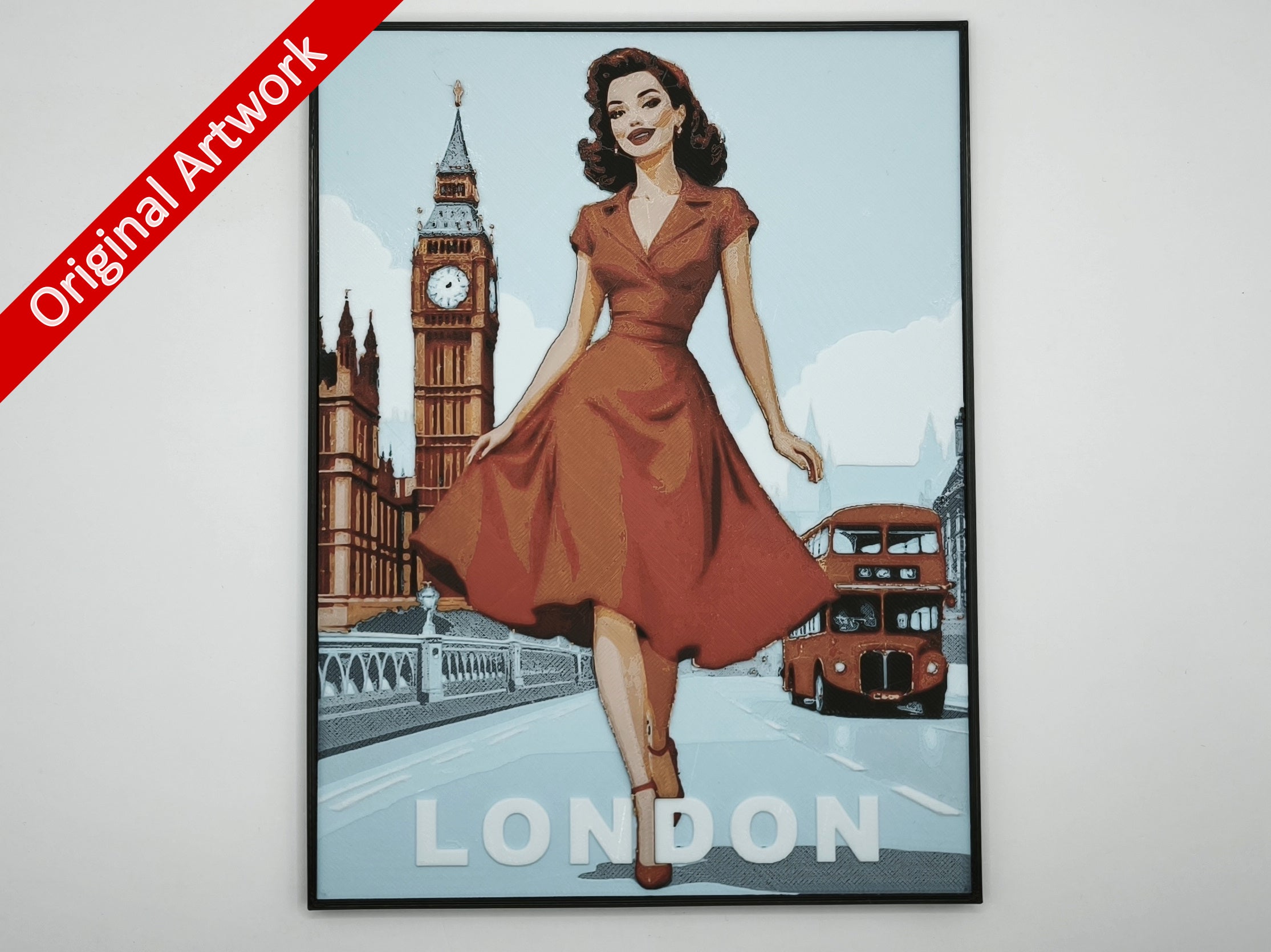 3D_printed_pinup_London_poster_with_frame