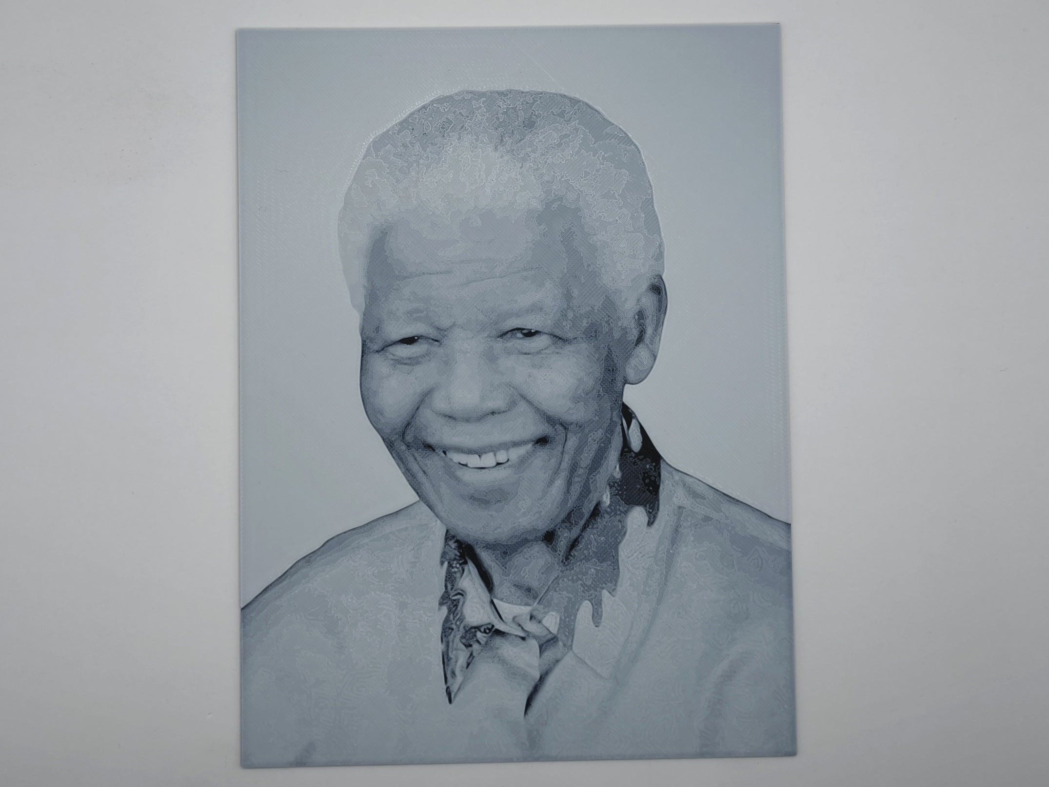 affiche_poster_Nelson_Mandela_imprimee_3d_couleur_noir_et_blanc