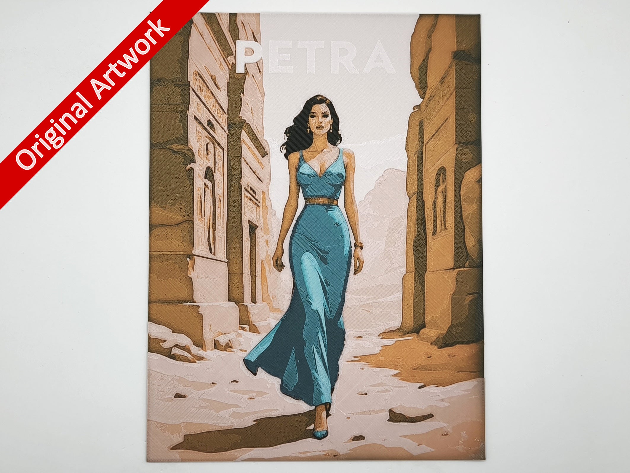 affiche_poster_pinup_Petra_imprimee_en_3d