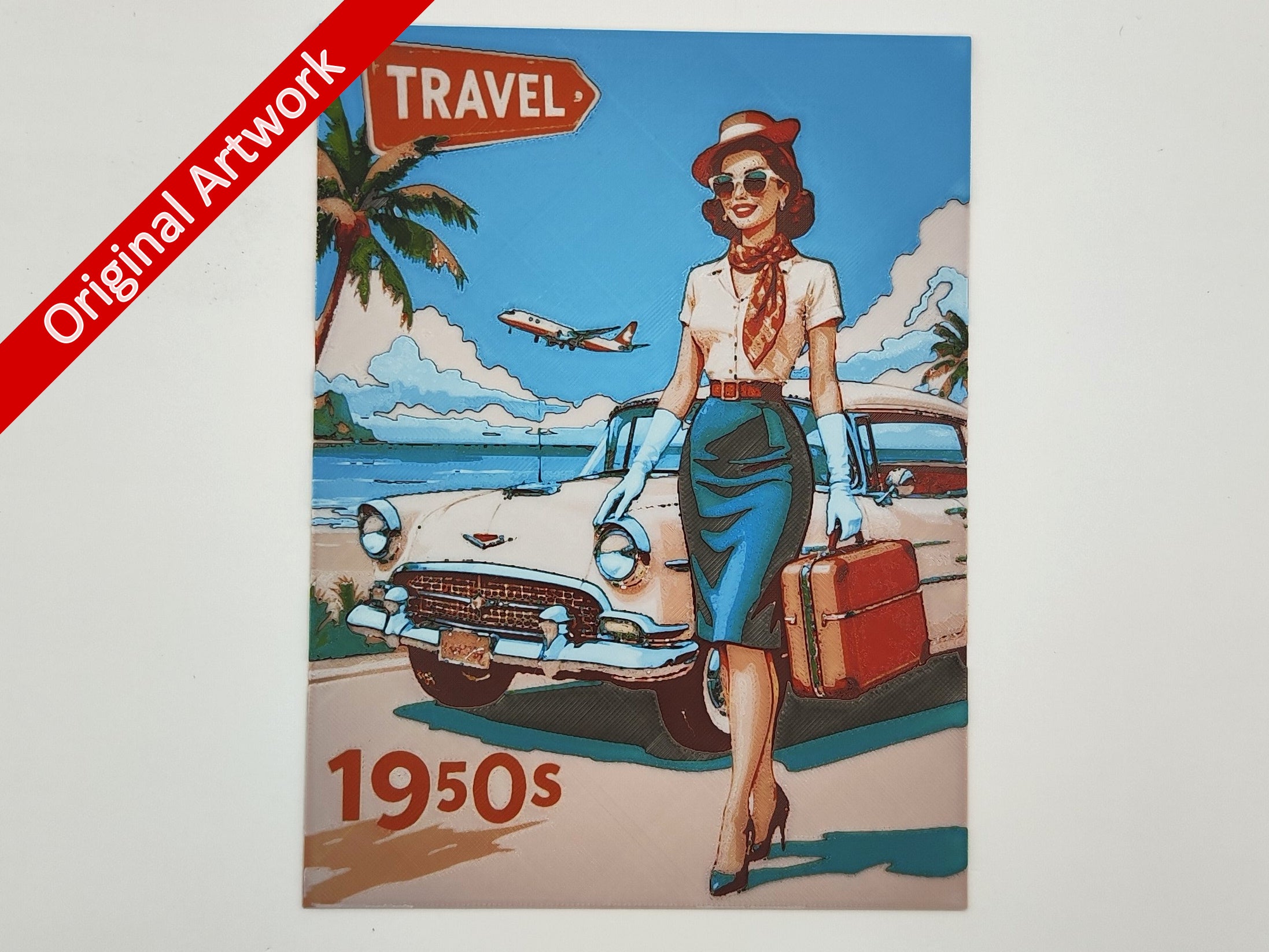 affiche_poster_pinup_Travvel_imprimee_en_3d
