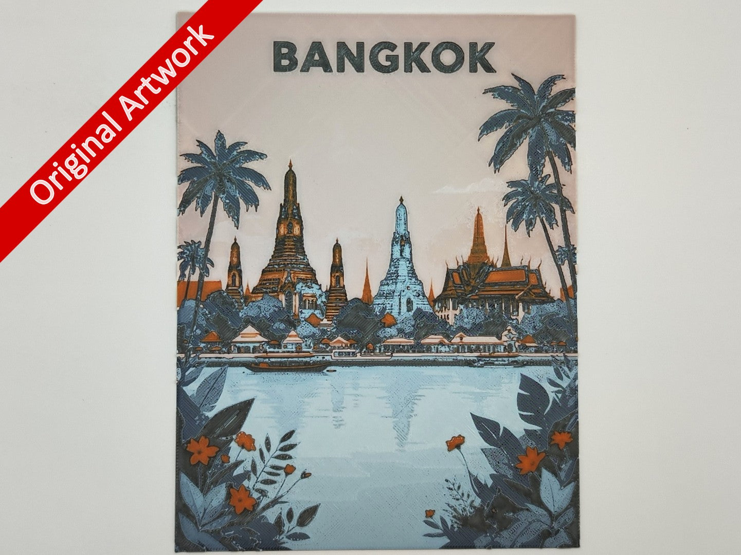 affiche_poster_voyage_Bangkok_imprimee_en_3d
