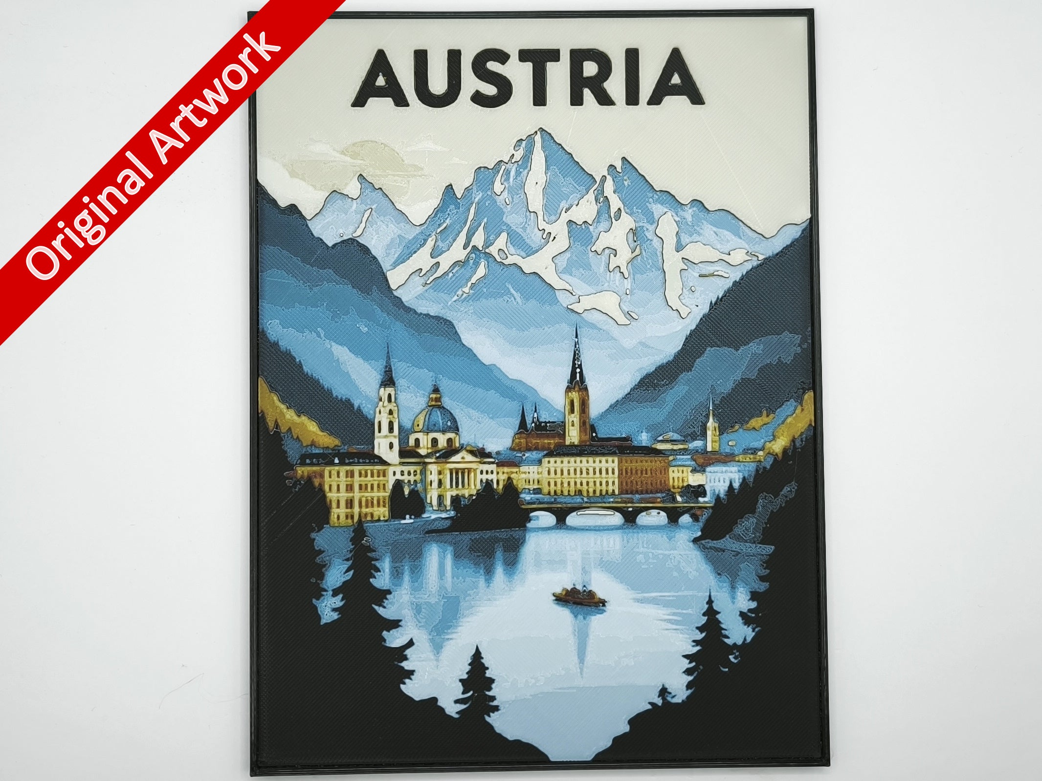 3D_printed_travel_poster_of_Austria_with_frame
