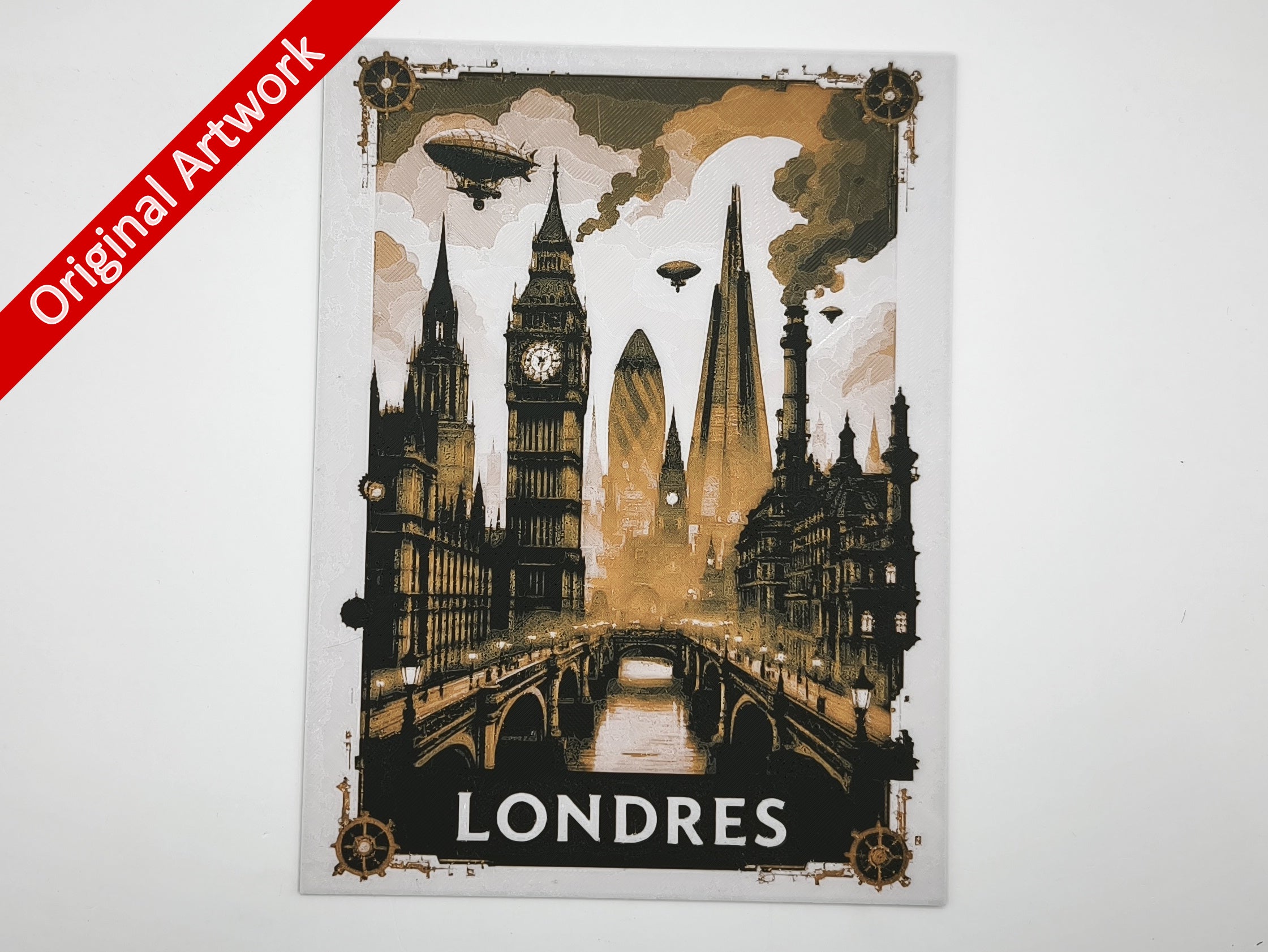 affiche_poster_voyage_Londres_imprimee_3d_style_steampunk