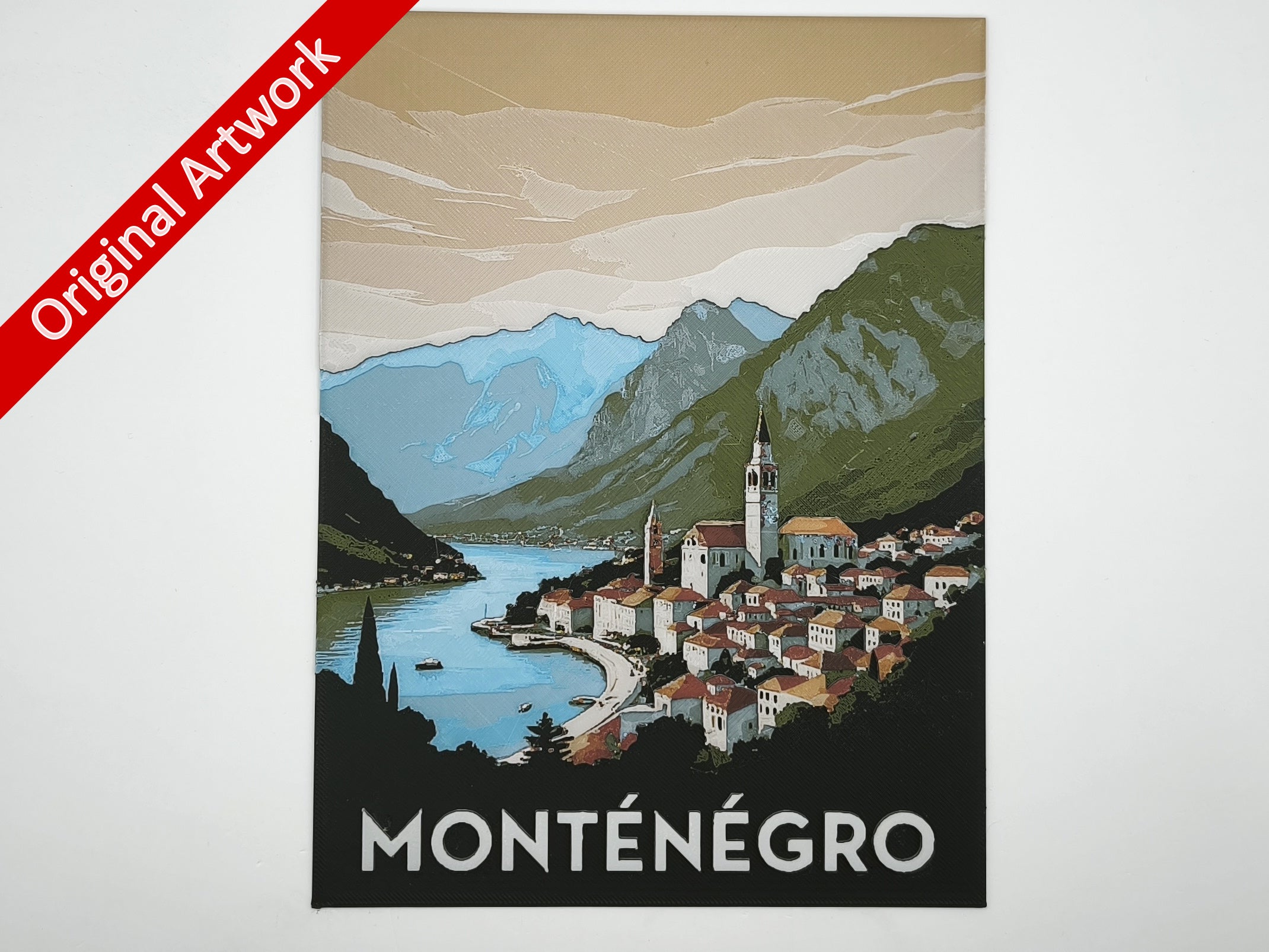 affiche_poster_voyage_Montenegro_imprimee_en_3d