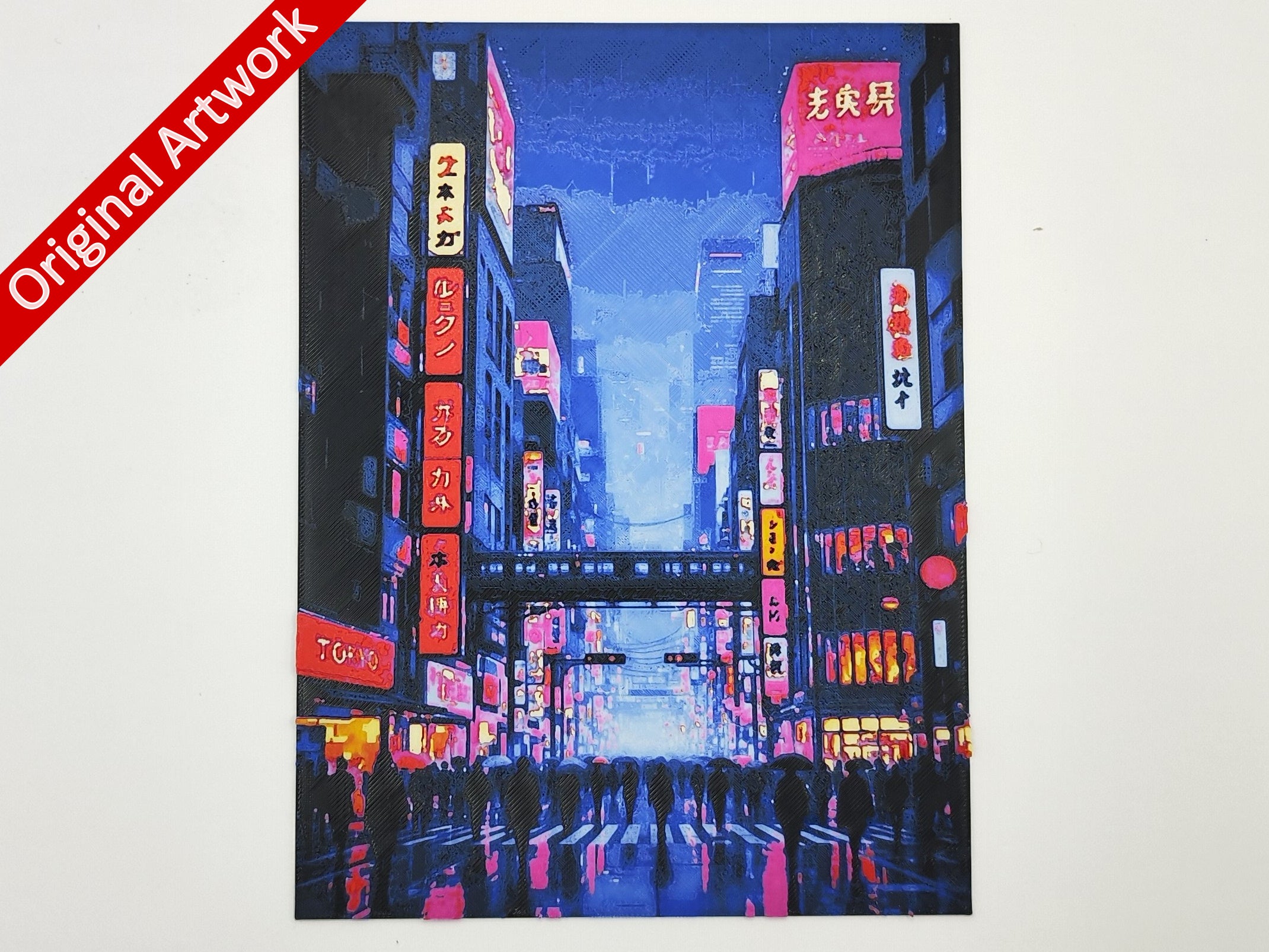 affiche_poster_voyage_Tokyo_imprimee_3d_style_cyberpunk