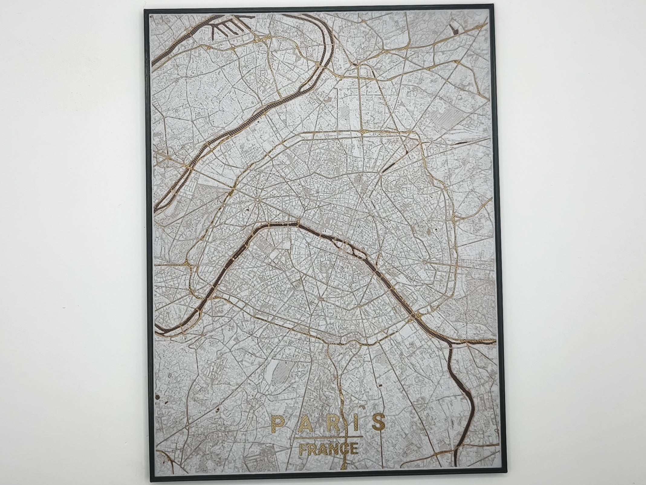 carte_paris_imprimee_3d_cuivre_avec_cadre