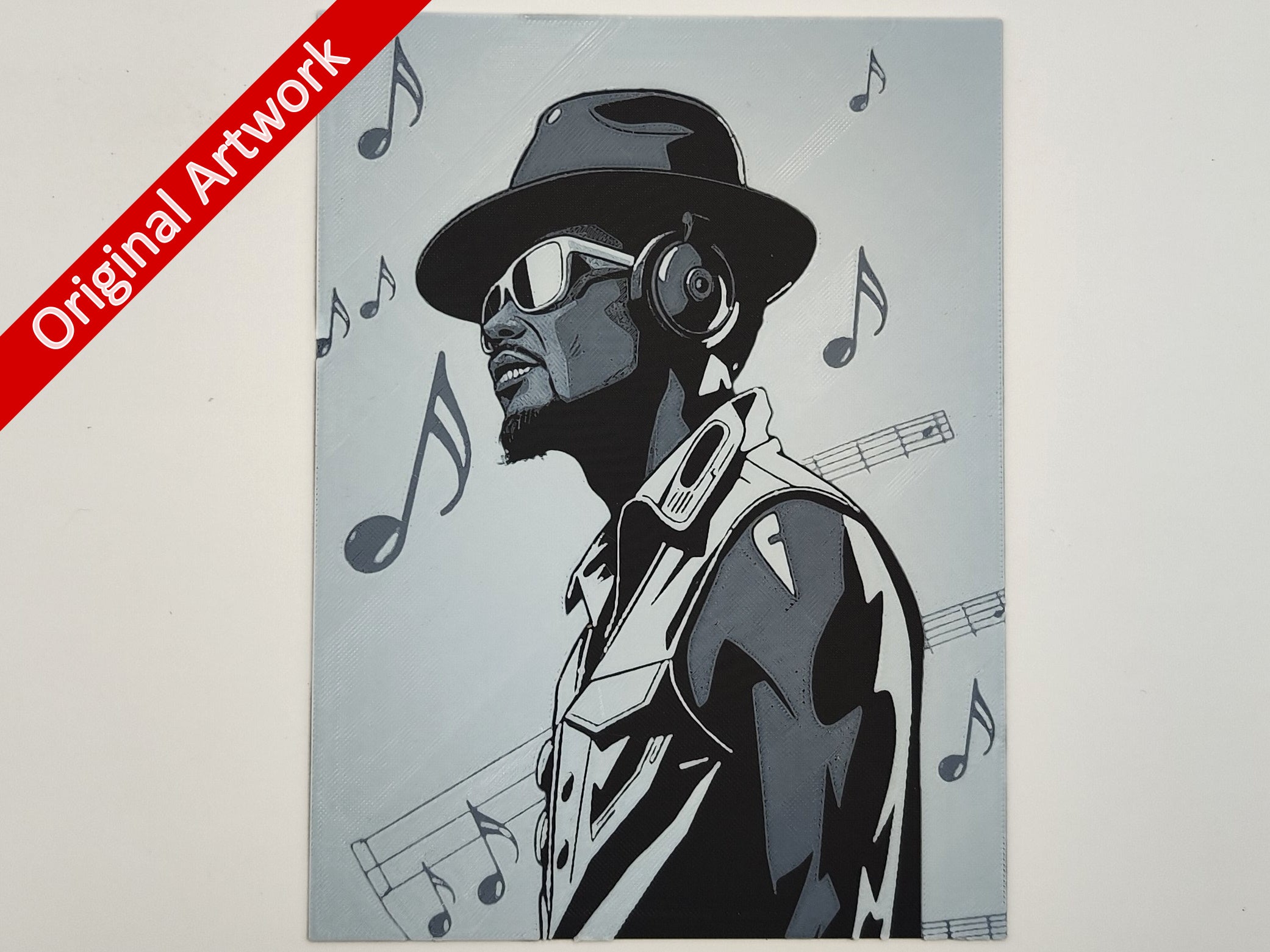 affiche-poster-music-man-etoile-imprimee-3d