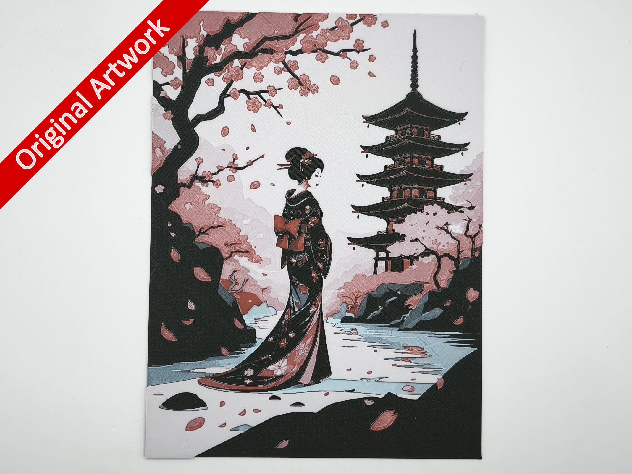 affiche-poster-murmures-de-sakura-imprimee-3d