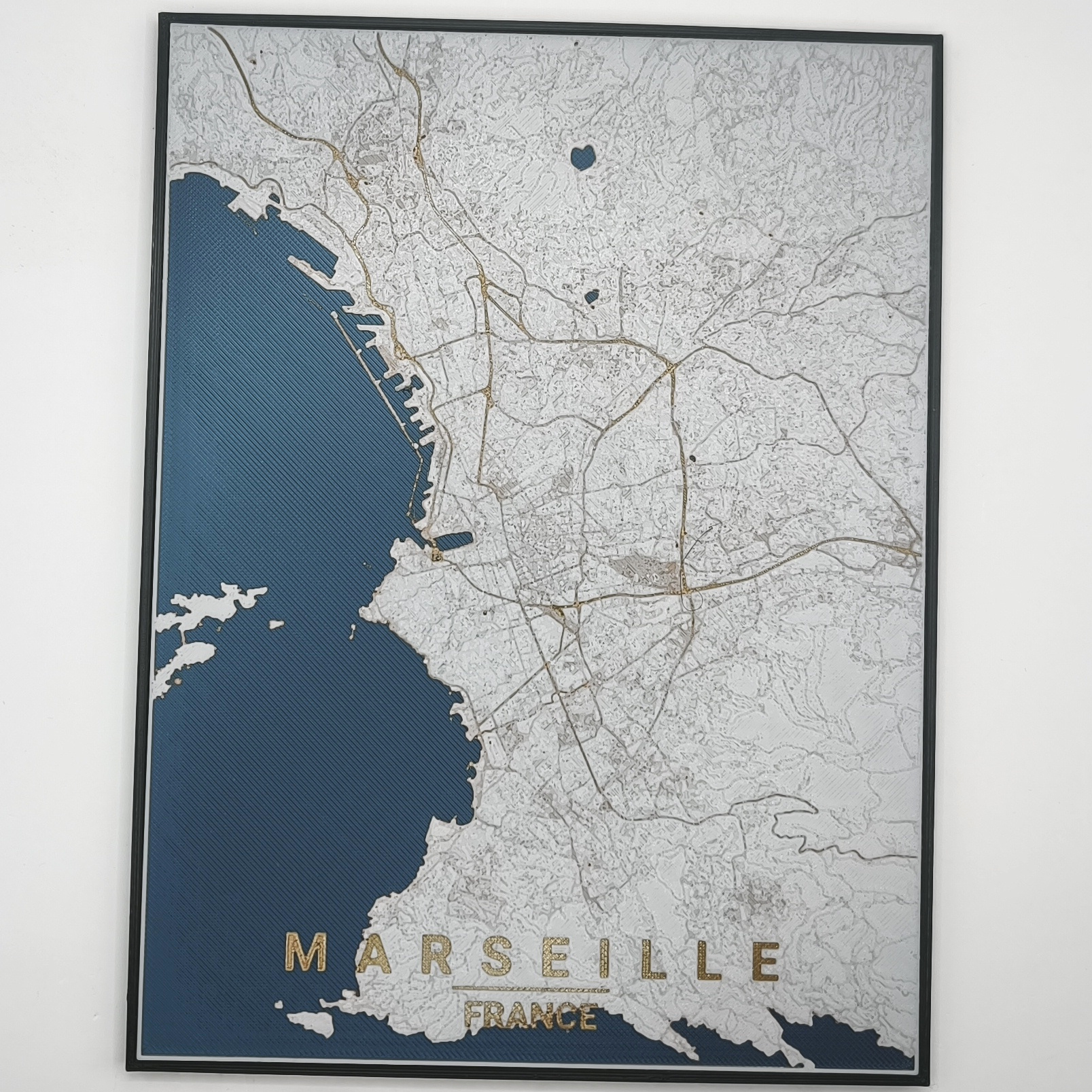 carte_Marseille_imprimee_3d_couleur_bleue_avec_cadre