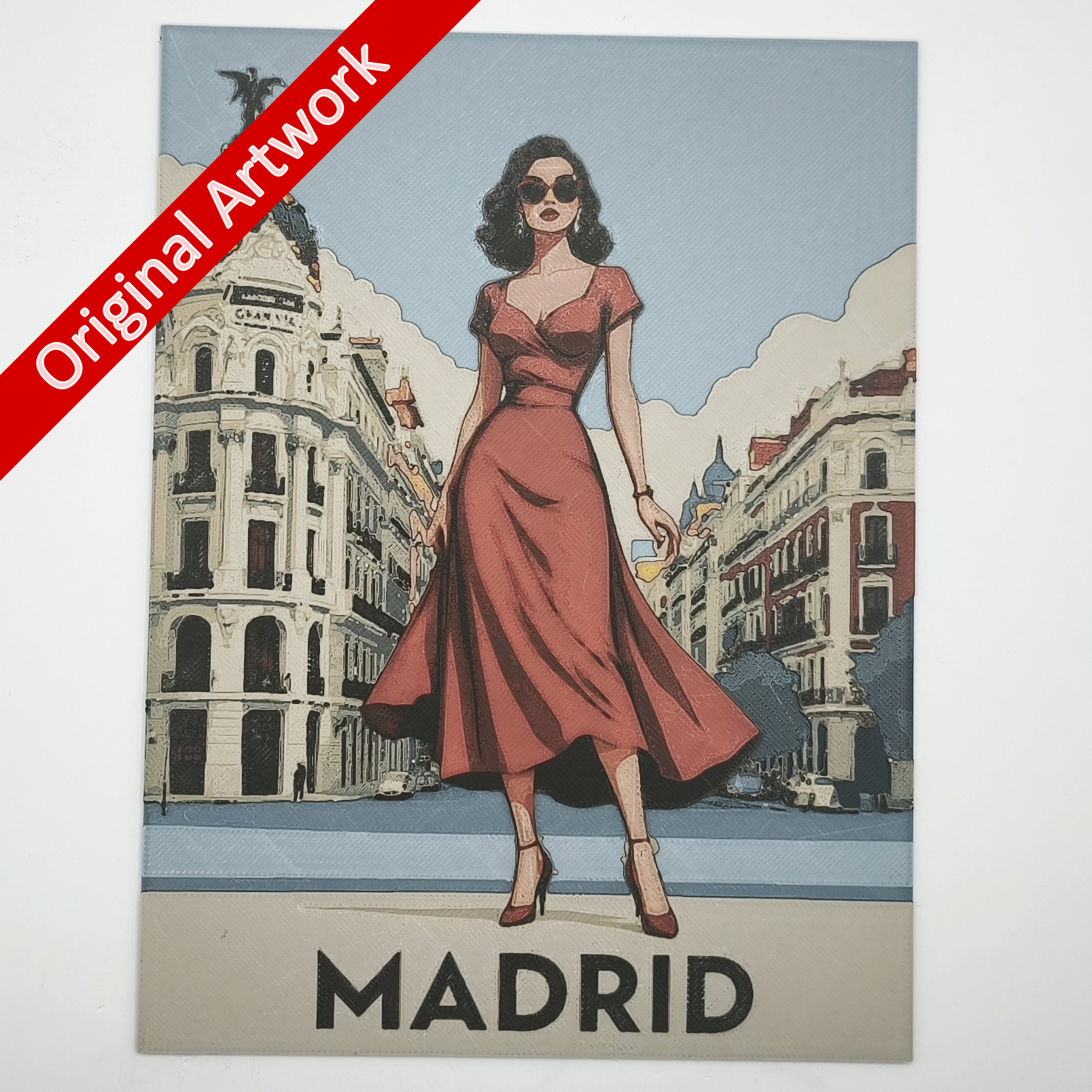 affiche_poster_pinup_madrid_imprimee_en_3d