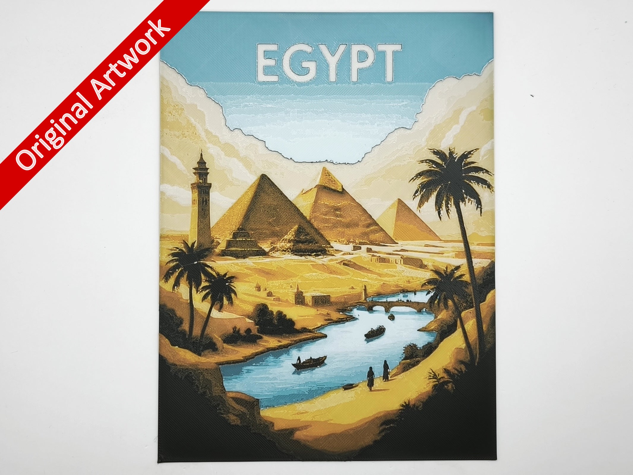 3D-printed_travel_poster_of_Egypt_with_frame