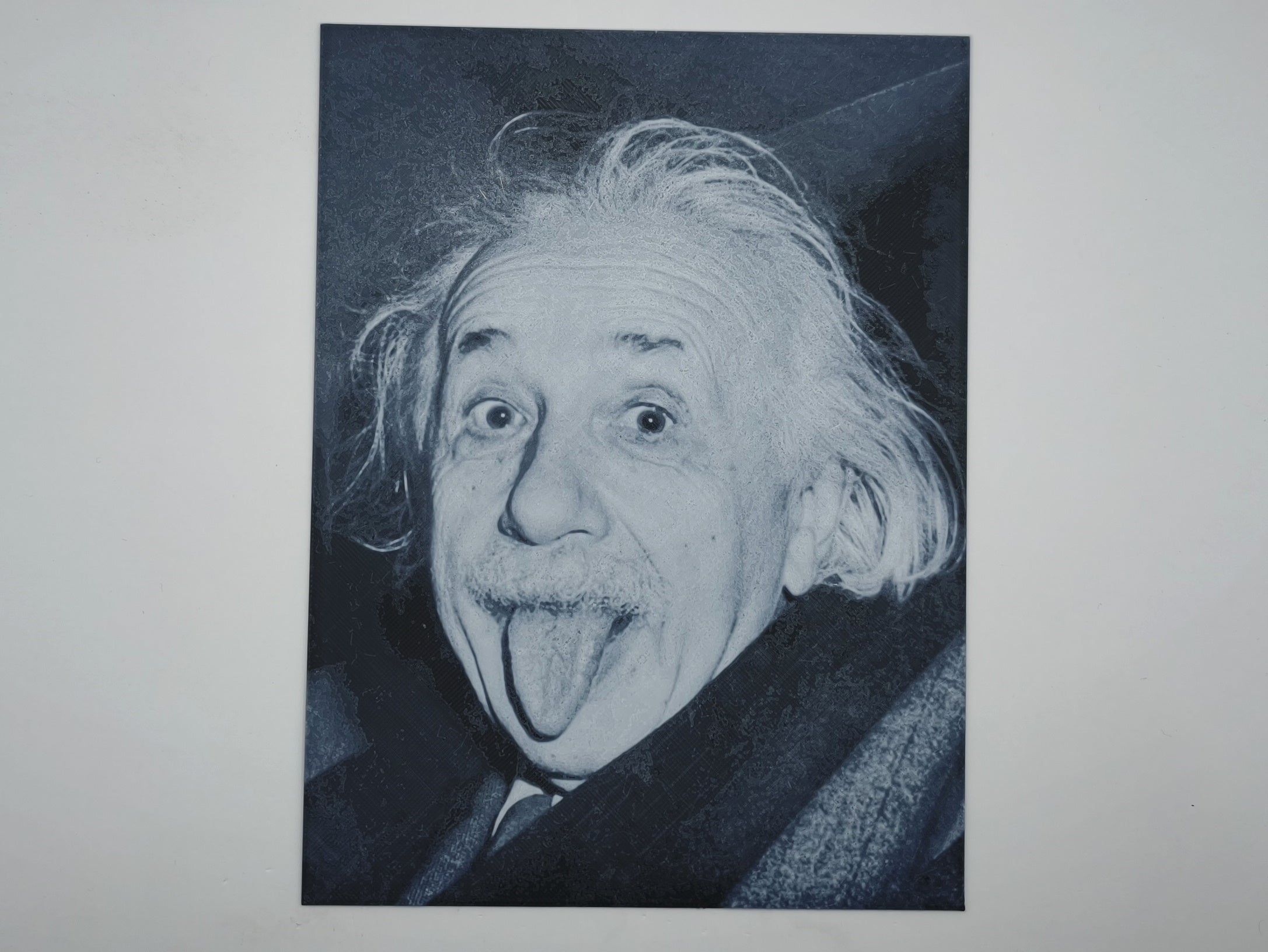 affiche_poster_Albert_Einstein_imprimee_3d_couleur_noir_et_blanc