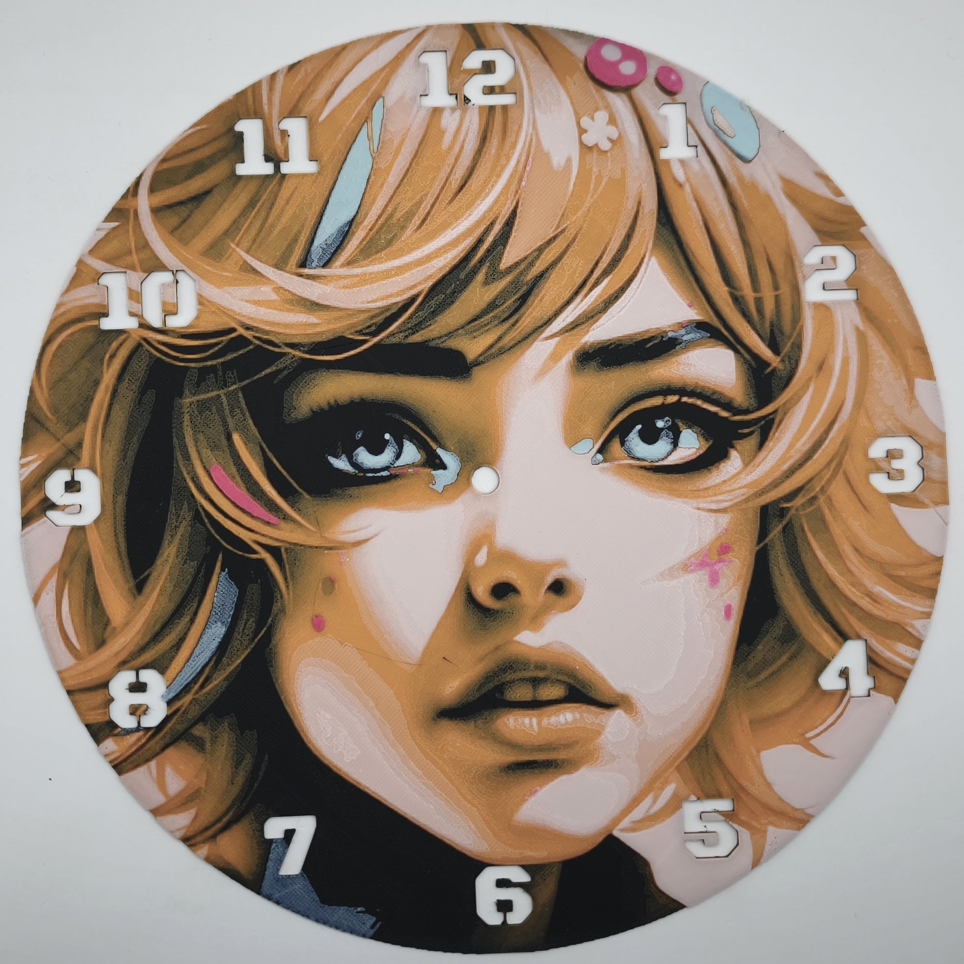 affiche_horloge_Flamme_Azur_impression_3D