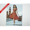 affiche_poster_pinup_Londres_imprimee_en_3d