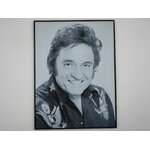 affiche_poster_Johnny_Cash_imprimee_3d_couleur_noir_et_blanc_avec_cadre
