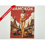 affiche_poster_pinup_Bangkok_imprimee_en_3d