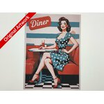 affiche_poster_pinup_Diner_imprimee_en_3d