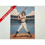 affiche_poster_pinup_base_ball_imprimee_en_3d