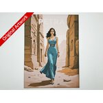 affiche_poster_pinup_Petra_imprimee_en_3d