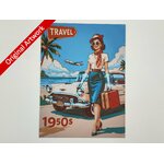 affiche_poster_pinup_Travvel_imprimee_en_3d