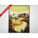 affiche_poster_voyage_Australie_imprimee_3d_avec_cadre