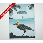 affiche_poster_voyage_Aruba_imprimee_en_3d