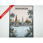 affiche_poster_voyage_Bangkok_imprimee_3d_avec_cadre