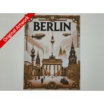 affiche_poster_voyage_Berlin_imprimee_3d_style_steampunk