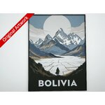 3D_printed_travel_poster_of_Bolivia_with_frame