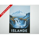 affiche_poster_voyage_Islande_imprimee_en_3d