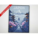 affiche_poster_voyage_Japon_imprimee_3d_avec_cadre