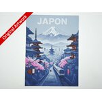 affiche_poster_voyage_Japon_imprimee_en_3d