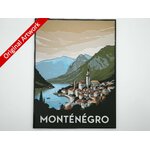 affiche_poster_voyage_Montenegro_imprimee_3d_avec_cadre