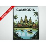 3D_printed_travel_poster_of_Cambodia_with_frame