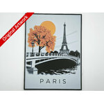 affiche_poster_voyage_Paris_version_2_imprimee_3d_avec_cadre