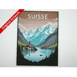 affiche_poster_voyage_Suisse_imprimee_3d_avec_cadre