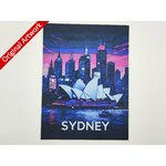 affiche_poster_voyage_Sydney_imprimee_3d_style_cyberpunk
