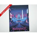 affiche_poster_voyage_Washington_DC_imprimee_3d_style_cyberpunk