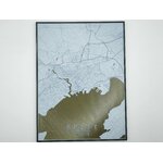 carte_Brest_imprimee_3d_couleur_bleue_avec_cadre