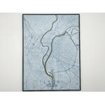 carte_Lyon_imprimee_3d_couleur_bleue_avec_cadre