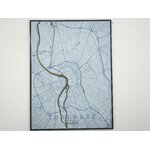 carte_toulouse_imprimee_3d_avec_frame_bleue