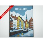 3D_printed_travel_poster_of_Denmark_with_frame