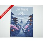 3D_printed_travel_poster_of_Japan