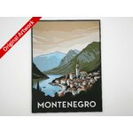 3D_printed_travel_poster_of_Montenegro_with_frame